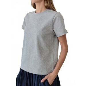NEW ALL : ROW thick basic tee in grey